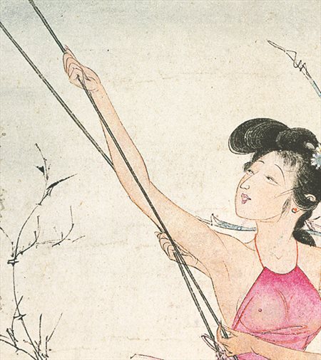 黄梅-胡也佛的仕女画和最知名的金瓶梅秘戏图